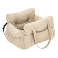 Dog Car Booster Seat with Safety Belt – Non-Slip & Washable