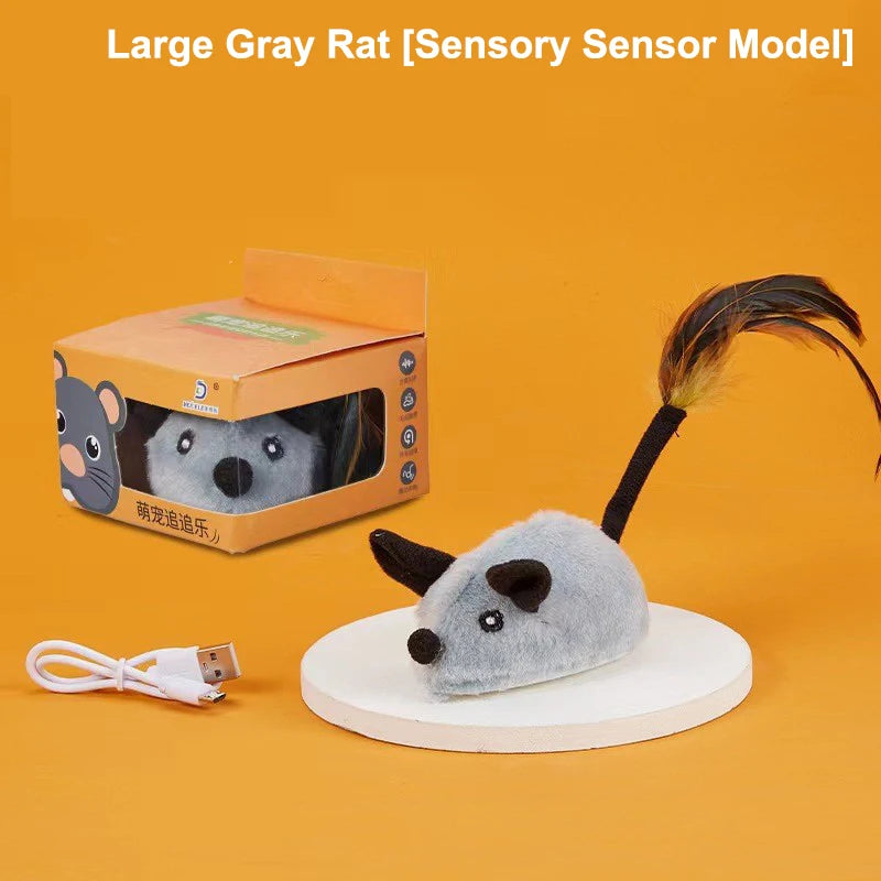 Remote Control Electric Mouse Cat Toy – Interactive & Rechargeable