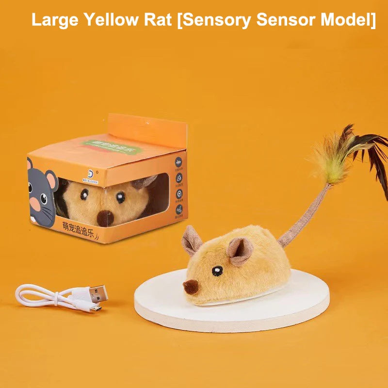 Remote Control Electric Mouse Cat Toy – Interactive & Rechargeable