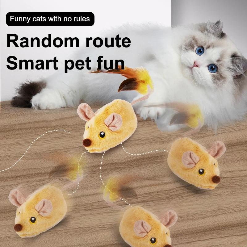 Remote Control Electric Mouse Cat Toy – Interactive & Rechargeable